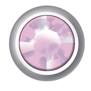 PINK - Ametyst duża cyrkonia srebrna - Kolczyki do przekłuwania uszu